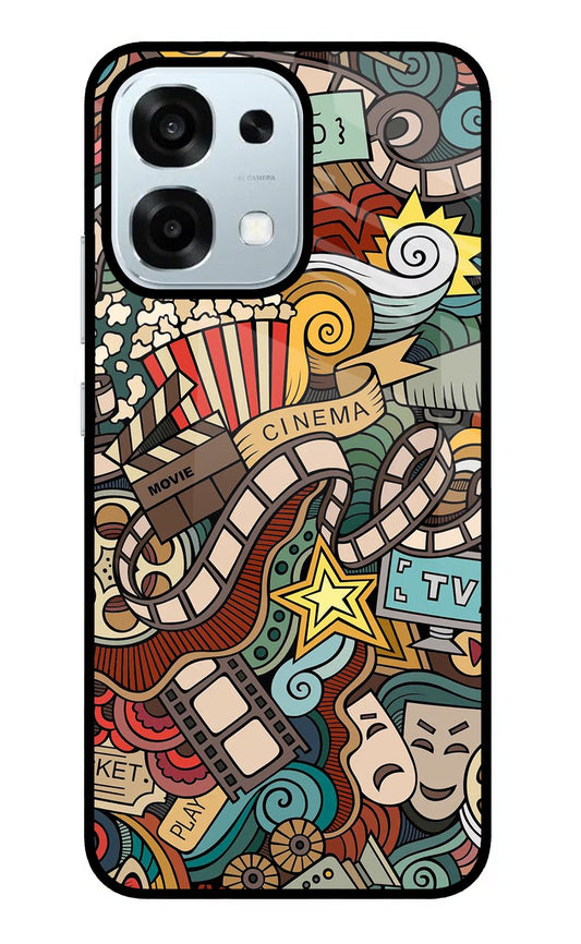 Cinema Abstract Oppo F31 5G Glass Case