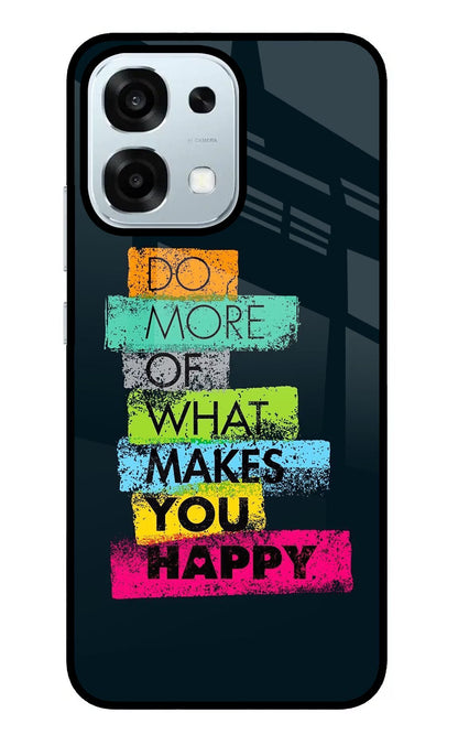 Do More Of What Makes You Happy Oppo F31 5G Back Cover
