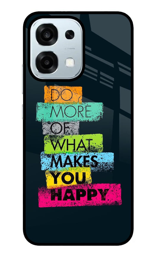 Do More Of What Makes You Happy Oppo F31 5G Back Cover