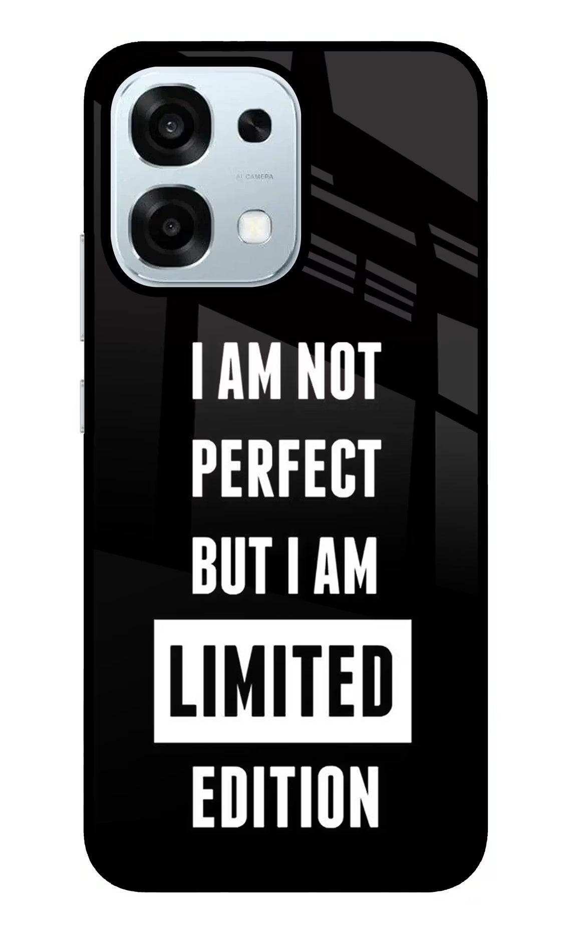 I Am Not Perfect But I Am Limited Edition Oppo F31 5G Glass Case