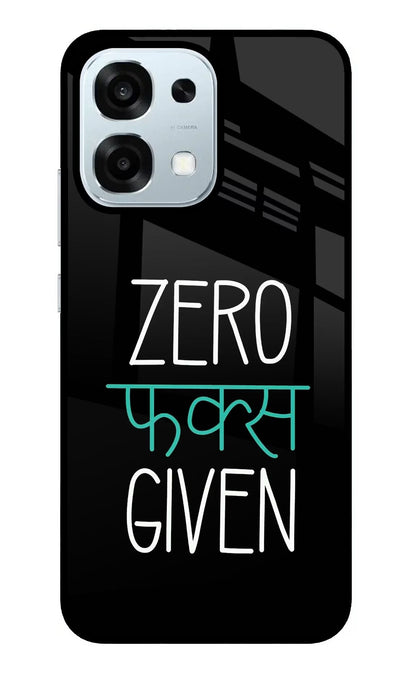 Zero Fucks Given Oppo F31 5G Back Cover