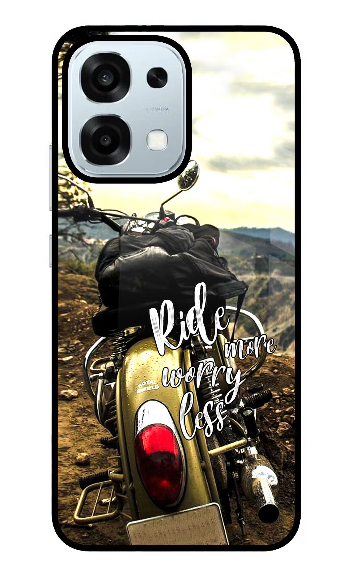 Ride More Worry Less Oppo F31 5G Back Cover