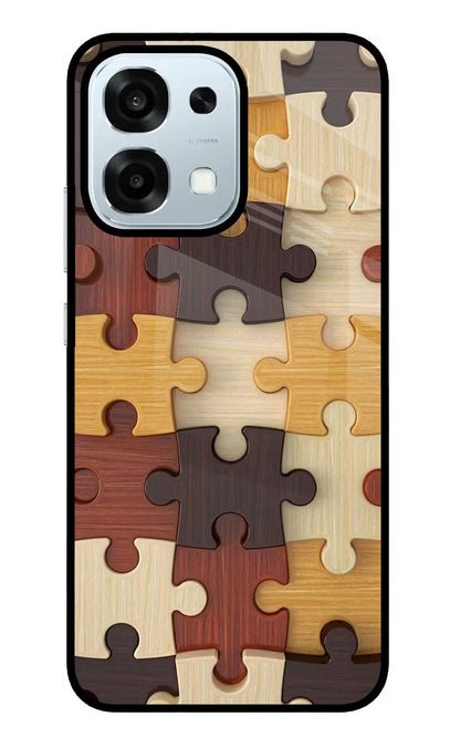 Wooden Puzzle Oppo F31 5G Back Cover