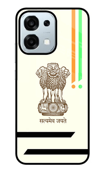 Satyamev Jayate Brown Logo Oppo F31 5G Back Cover