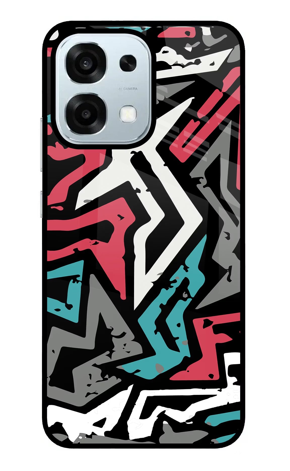 Geometric Graffiti Oppo F31 5G Back Cover