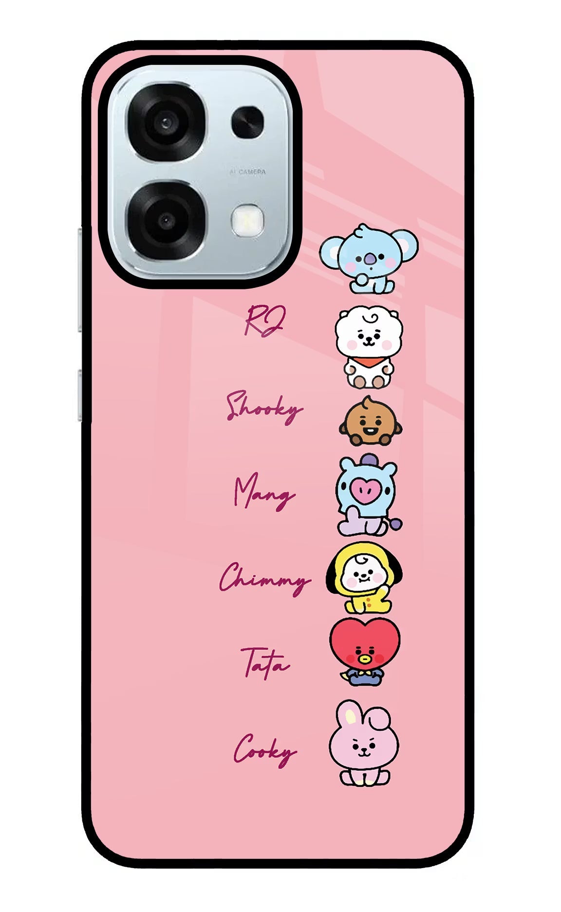 BTS names Oppo F31 5G Back Cover