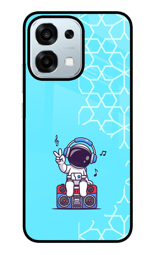 Cute Astronaut Chilling Oppo F31 5G Back Cover