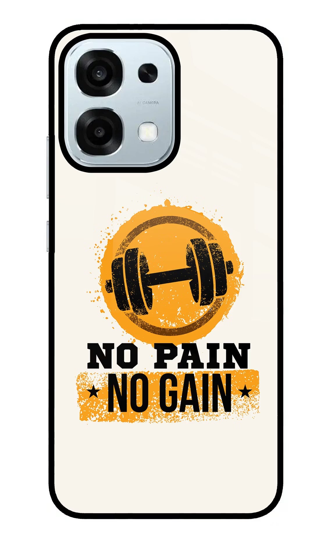 No Pain No Gain Oppo F31 5G Back Cover