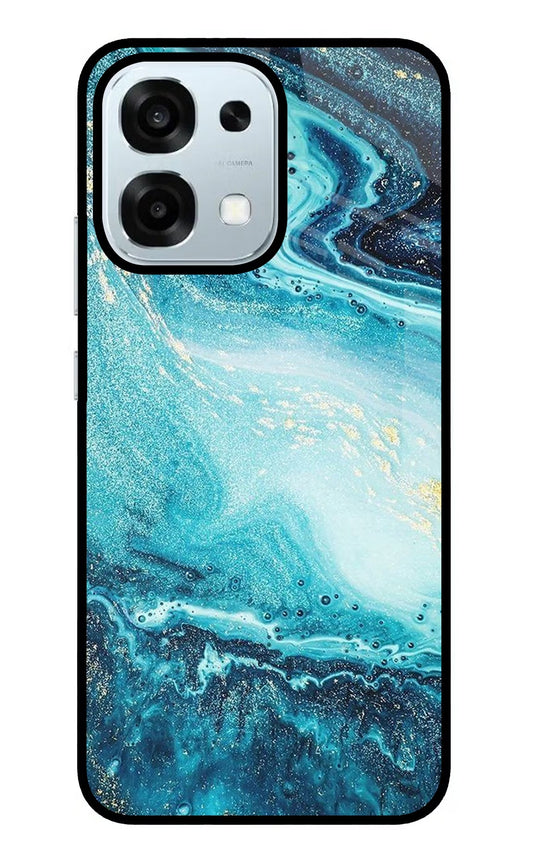Blue Glitter Marble Oppo F31 5G Back Cover