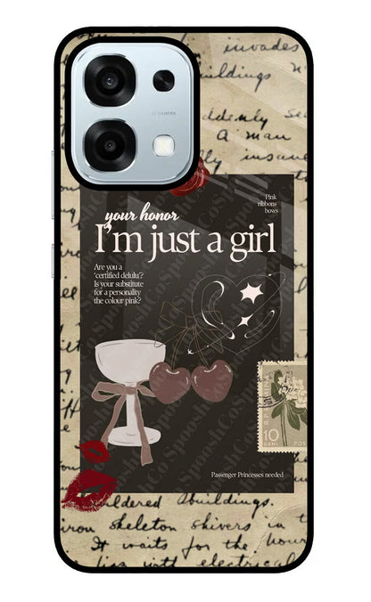 I am just a girl Oppo F31 5G Back Cover