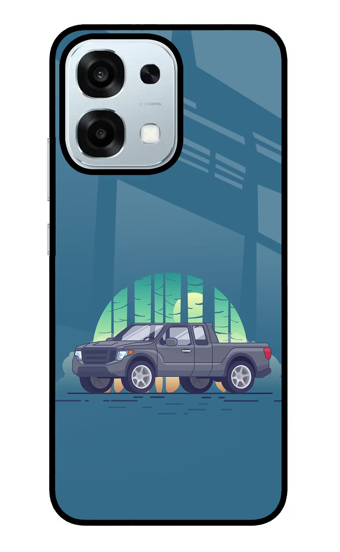 Retro Garage Vibe Oppo F31 5G Back Cover