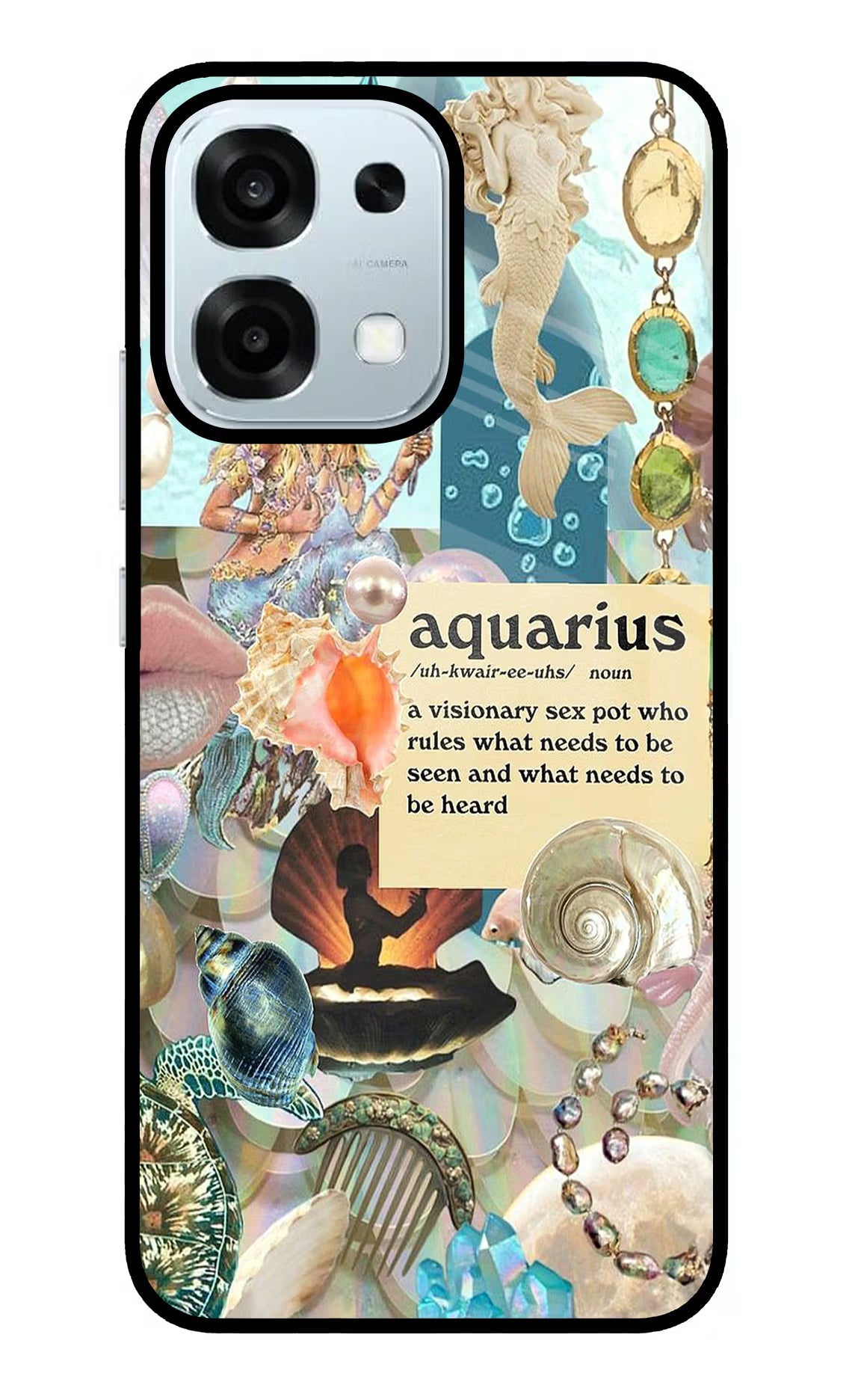 Aquarius Zodiac Oppo F31 5G Back Cover