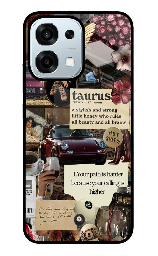 Taurus Zodiac Oppo F31 5G Glass Case