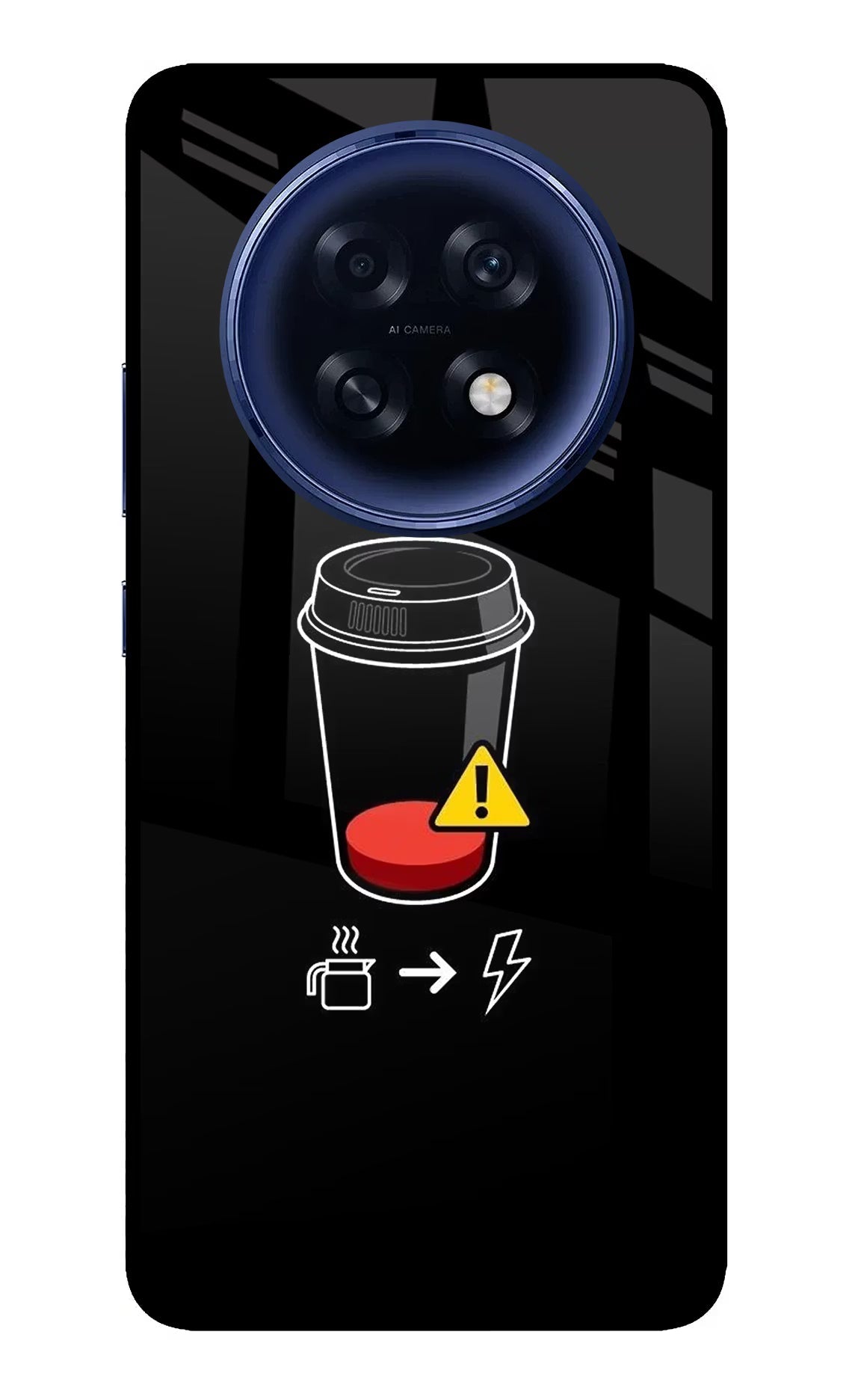 Coffee Oppo F31 Pro Plus 5G Glass Case