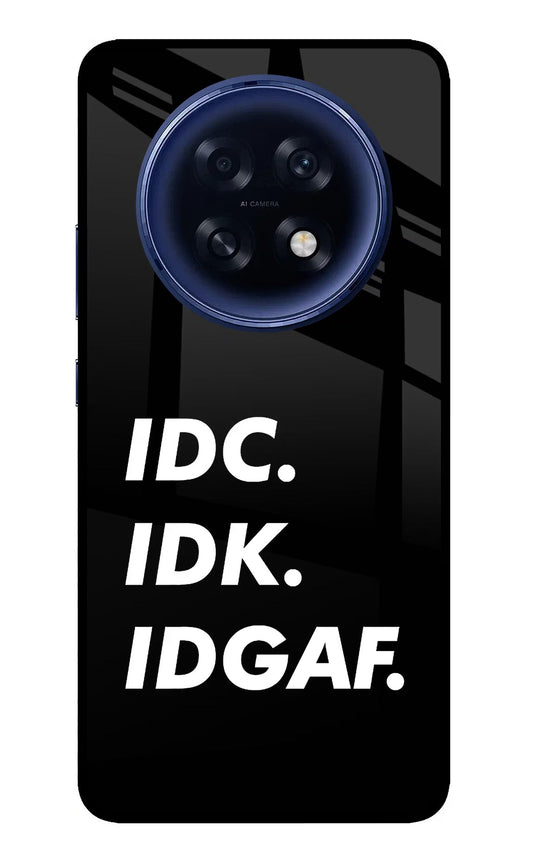 Idc Idk Idgaf Oppo F31 Pro Plus 5G Glass Case