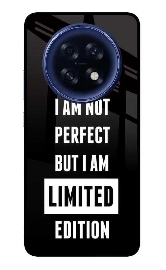 I Am Not Perfect But I Am Limited Edition Oppo F31 Pro Plus 5G Glass Case