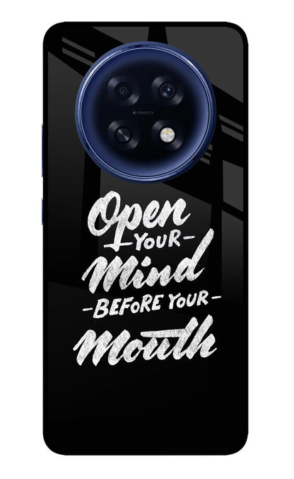 Open Your Mind Before Your Mouth Oppo F31 Pro Plus 5G Back Cover
