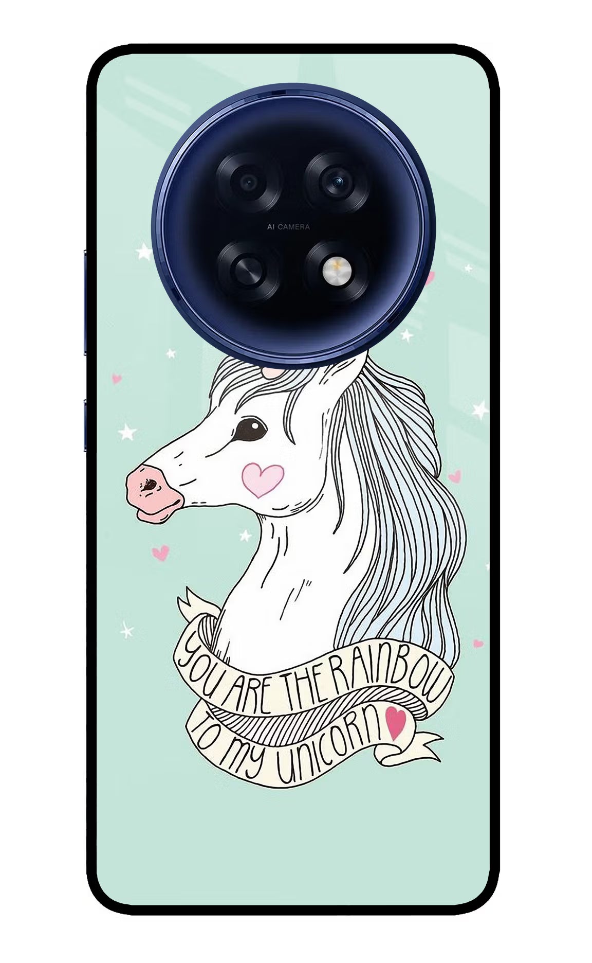 Unicorn Wallpaper Oppo F31 Pro Plus 5G Glass Case