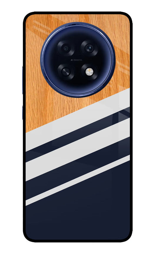 Blue and white wooden Oppo F31 Pro Plus 5G Back Cover