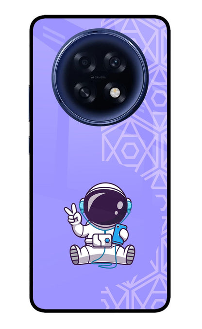 Cute Astronaut Chilling Oppo F31 Pro Plus 5G Back Cover