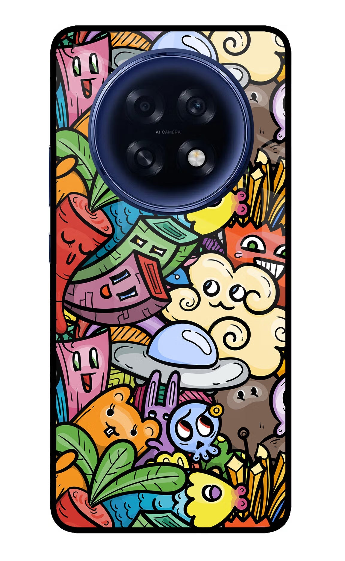 Veggie Doodle Oppo F31 Pro Plus 5G Back Cover
