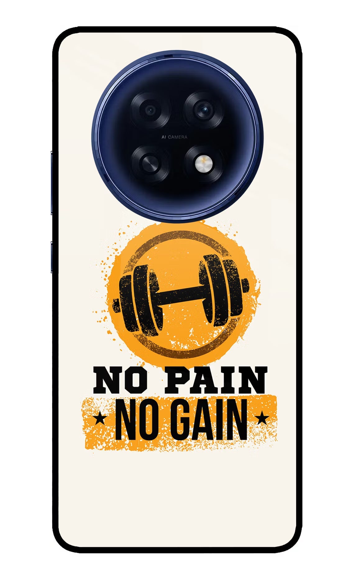 No Pain No Gain Oppo F31 Pro Plus 5G Glass Case