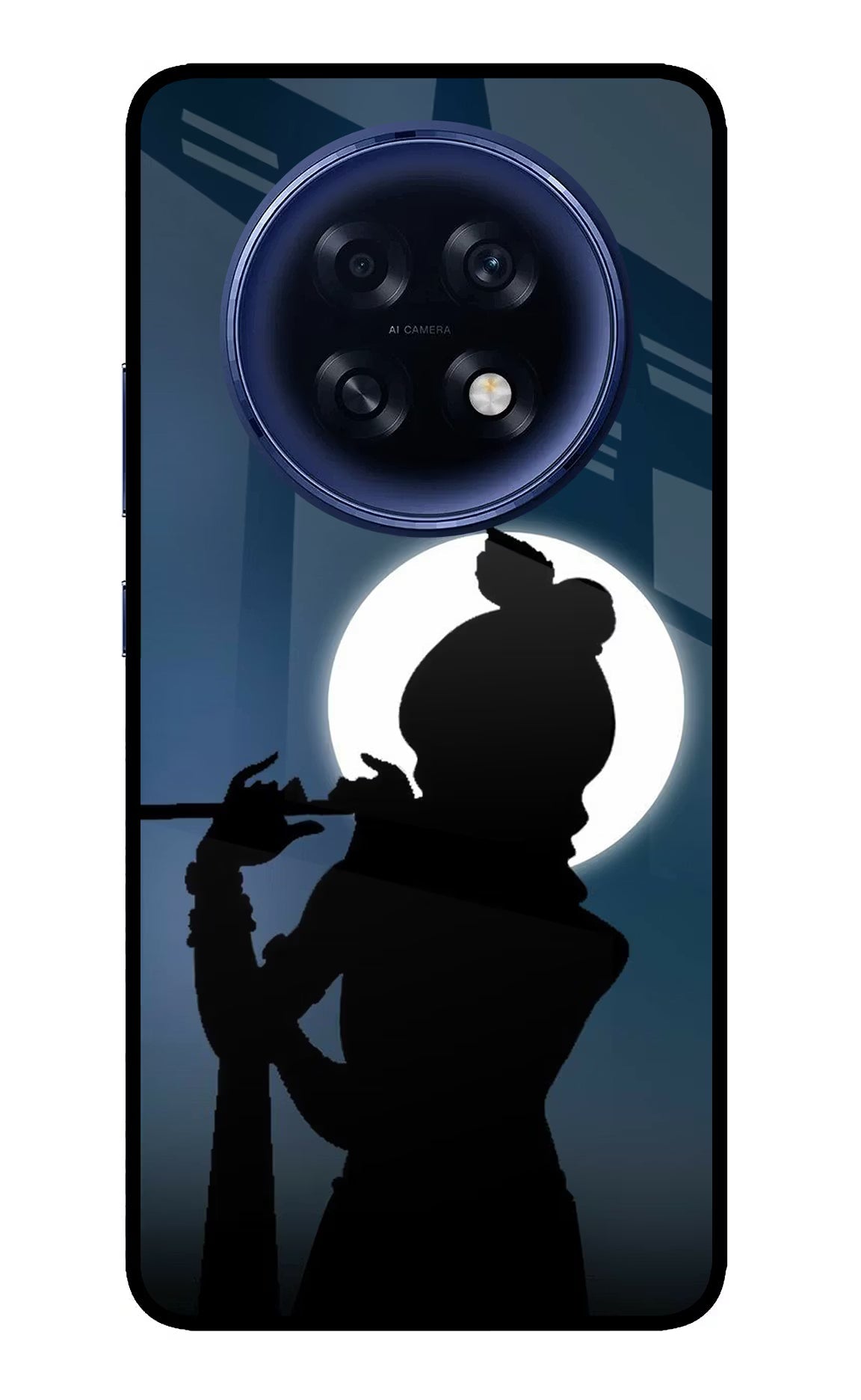 Shri Krishna Silhouette Oppo F31 Pro Plus 5G Glass Case