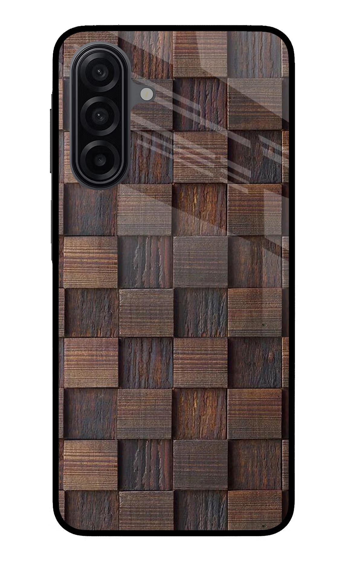 Wooden Cube Design Samsung A17 5G Back Cover
