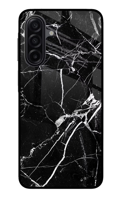 Black Marble Pattern Samsung A17 5G Back Cover