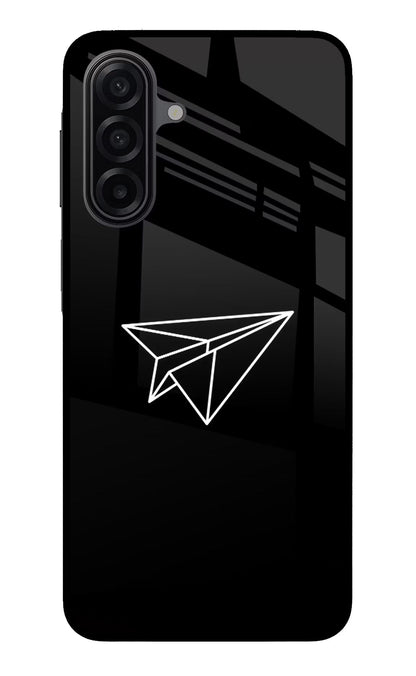 Paper Plane White Samsung A17 5G Back Cover
