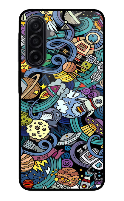 Space Abstract Samsung A17 5G Back Cover