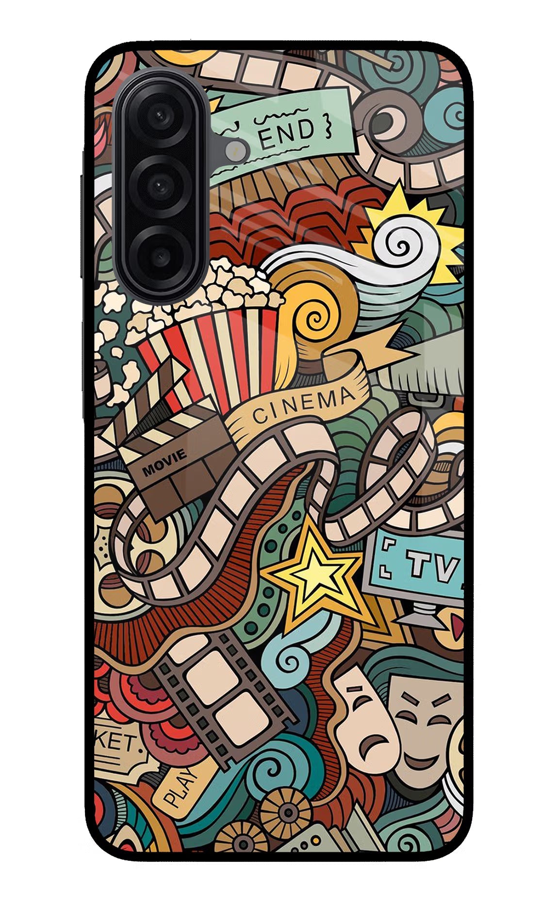 Cinema Abstract Samsung A17 5G Back Cover