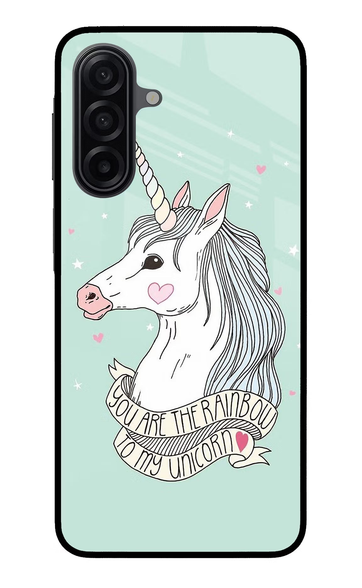 Unicorn Wallpaper Samsung A17 5G Glass Case