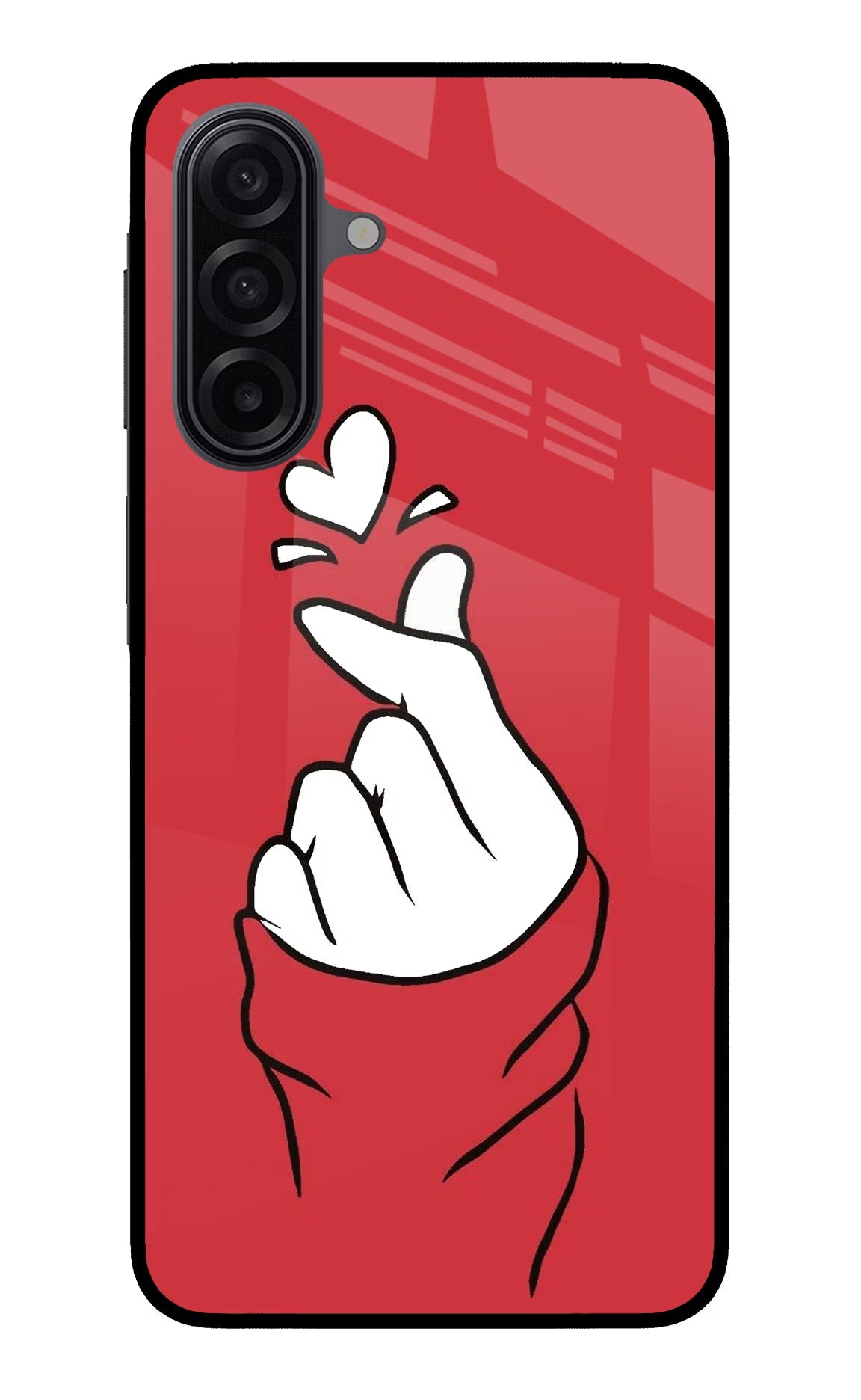 Korean Love Sign Samsung A17 5G Glass Case