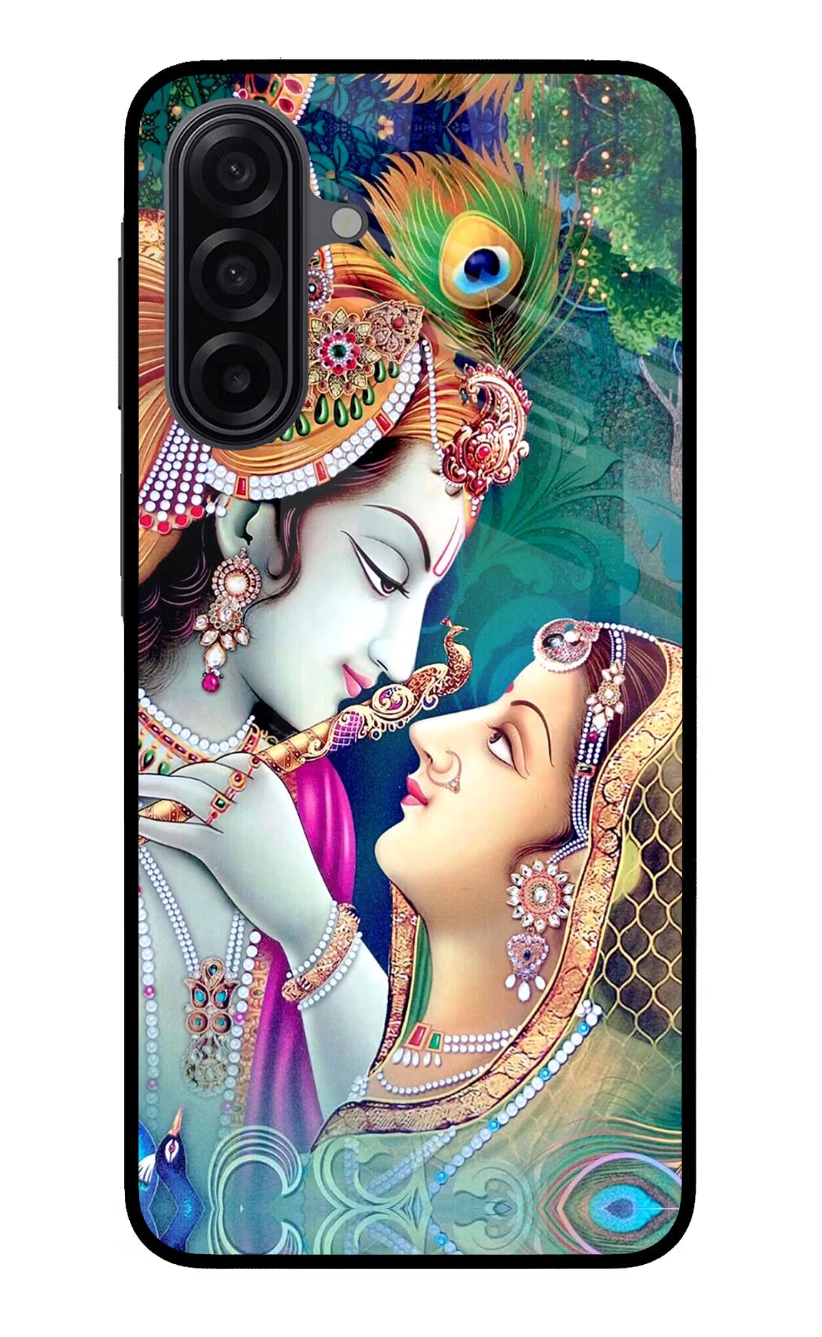 Lord Radha Krishna Samsung A17 5G Glass Case