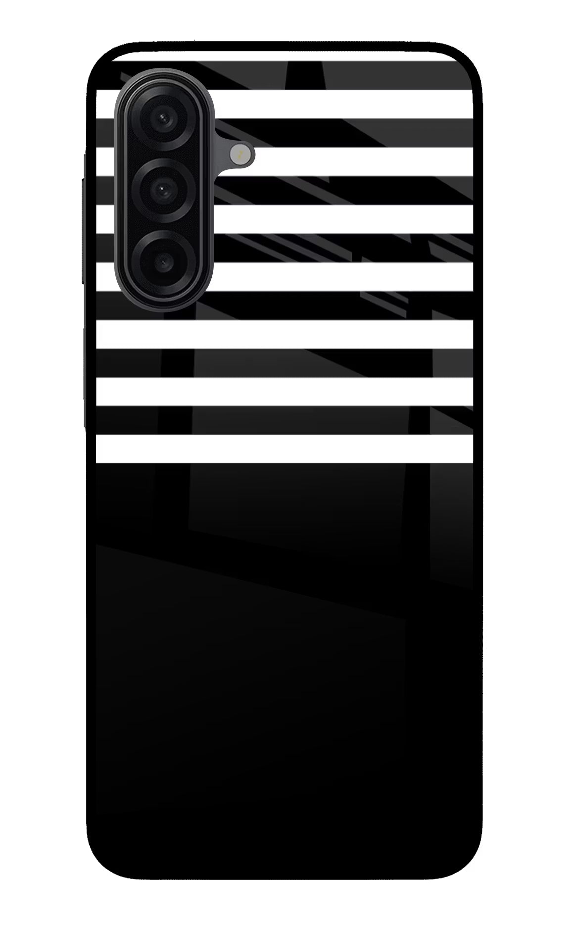 Black and White Print Samsung A17 5G Glass Case