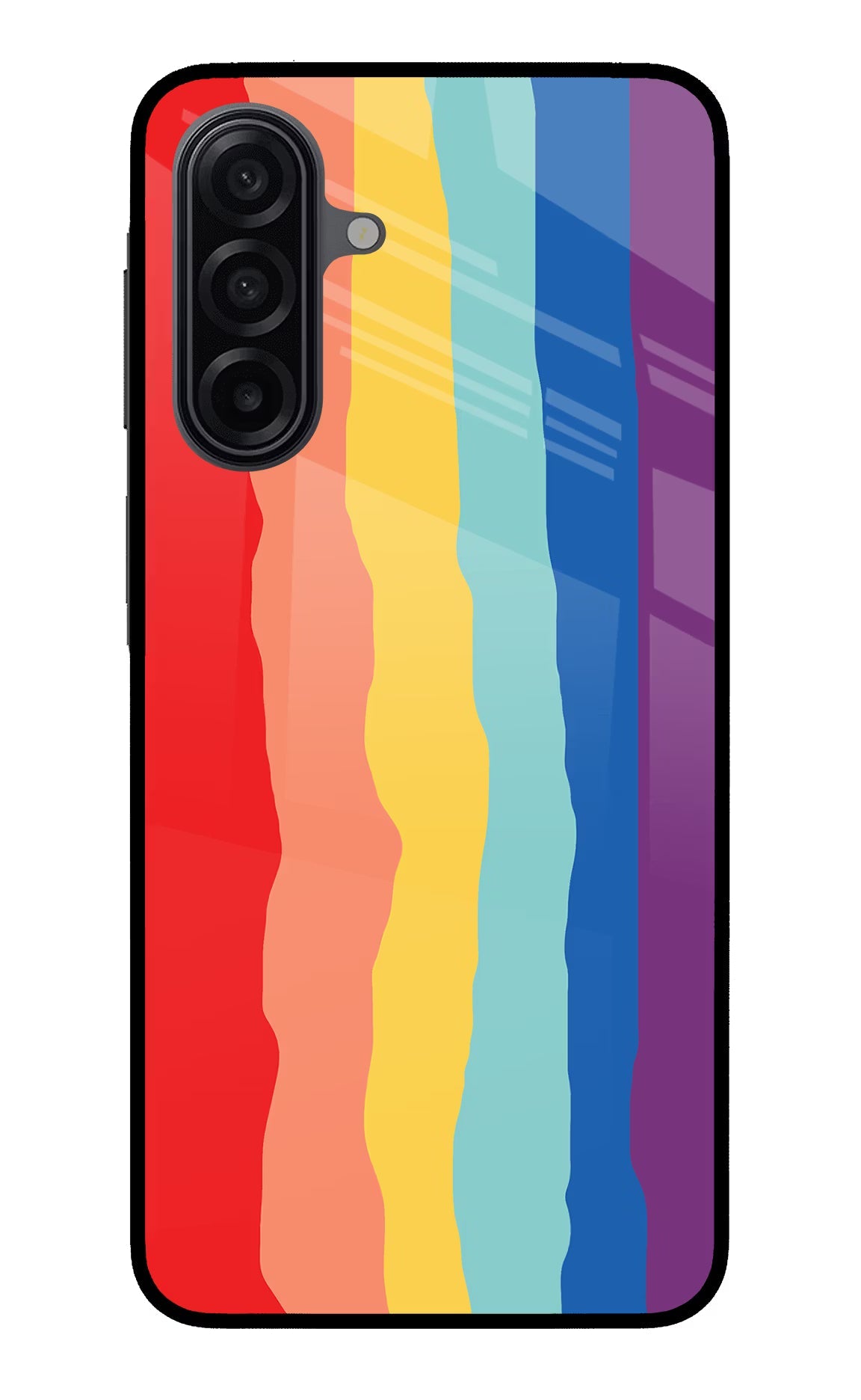 Rainbow Samsung A17 5G Glass Case