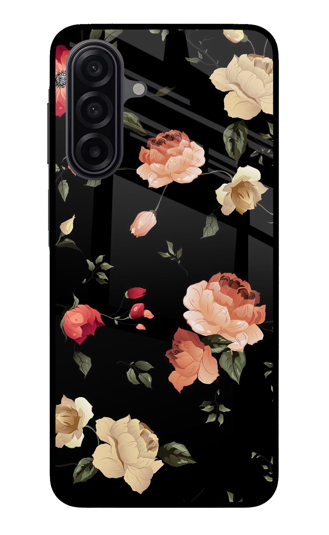 Flowers Samsung A17 5G Glass Case