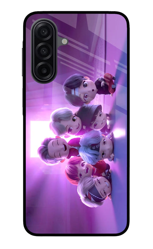 BTS Chibi Samsung A17 5G Glass Case