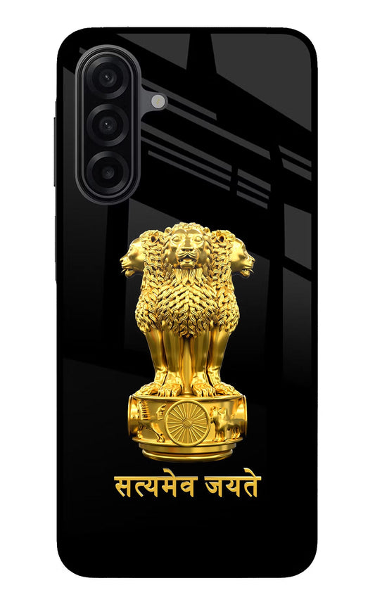 Satyamev Jayate Golden Samsung A17 5G Glass Case