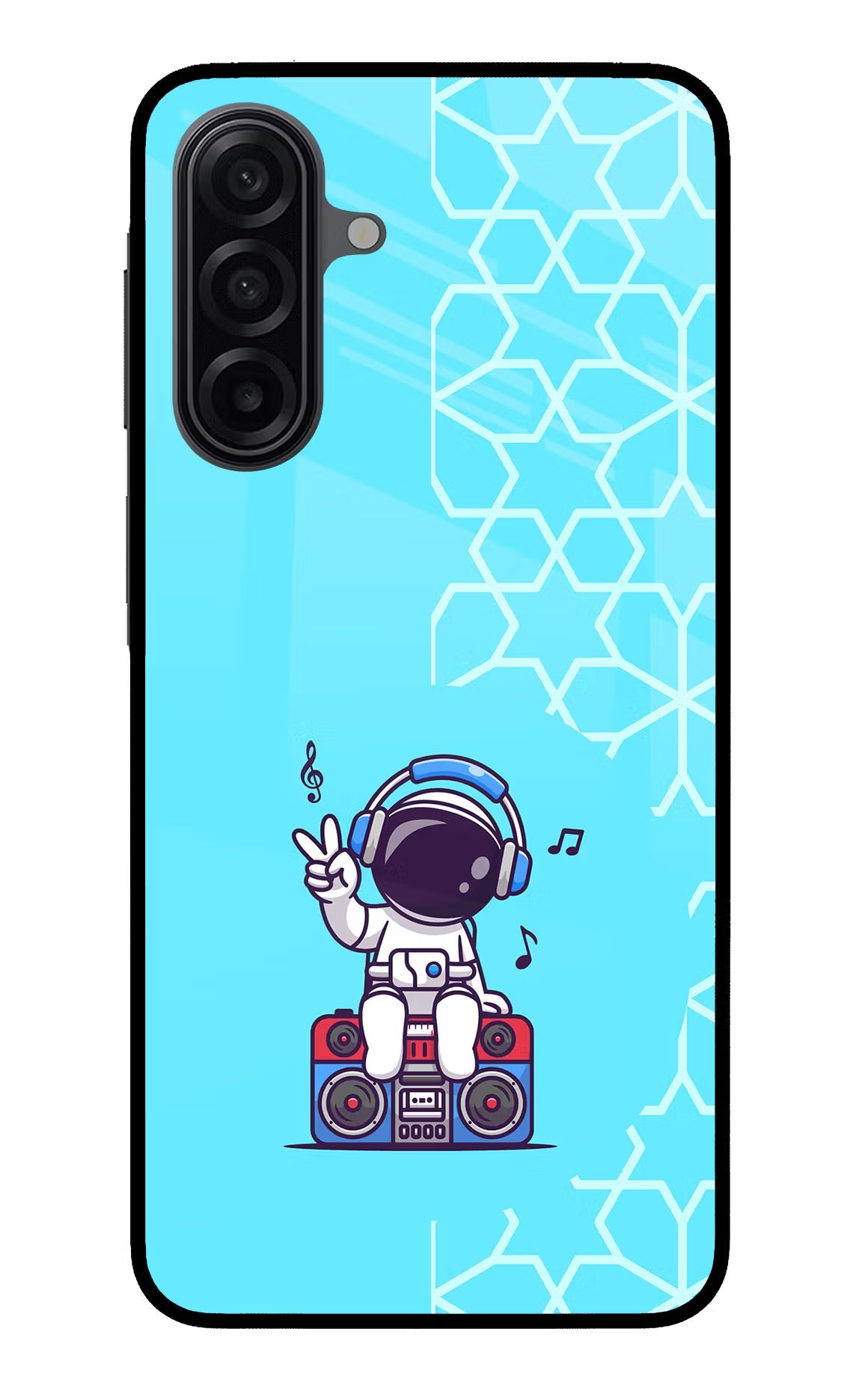 Cute Astronaut Chilling Samsung A17 5G Back Cover
