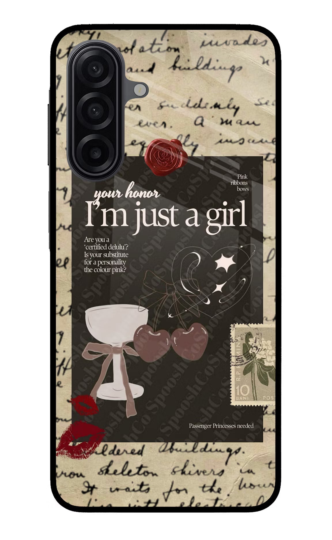 I am just a girl Samsung A17 5G Glass Case