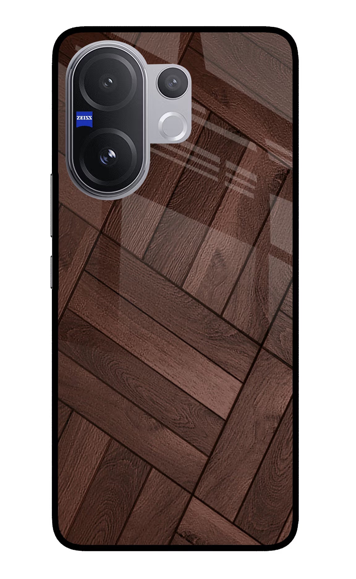 Wooden Texture Design Vivo V60 5G Back Cover