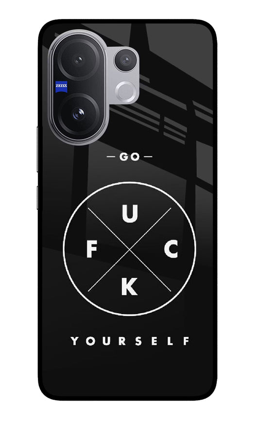 Go Fuck Yourself Vivo V60 5G Glass Case