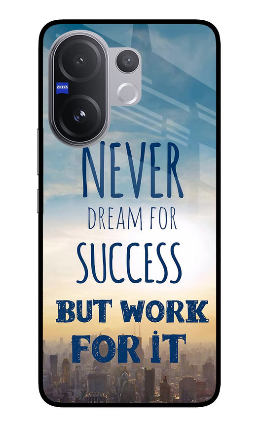 Never Dream For Success But Work For It Vivo V60 5G Back Cover