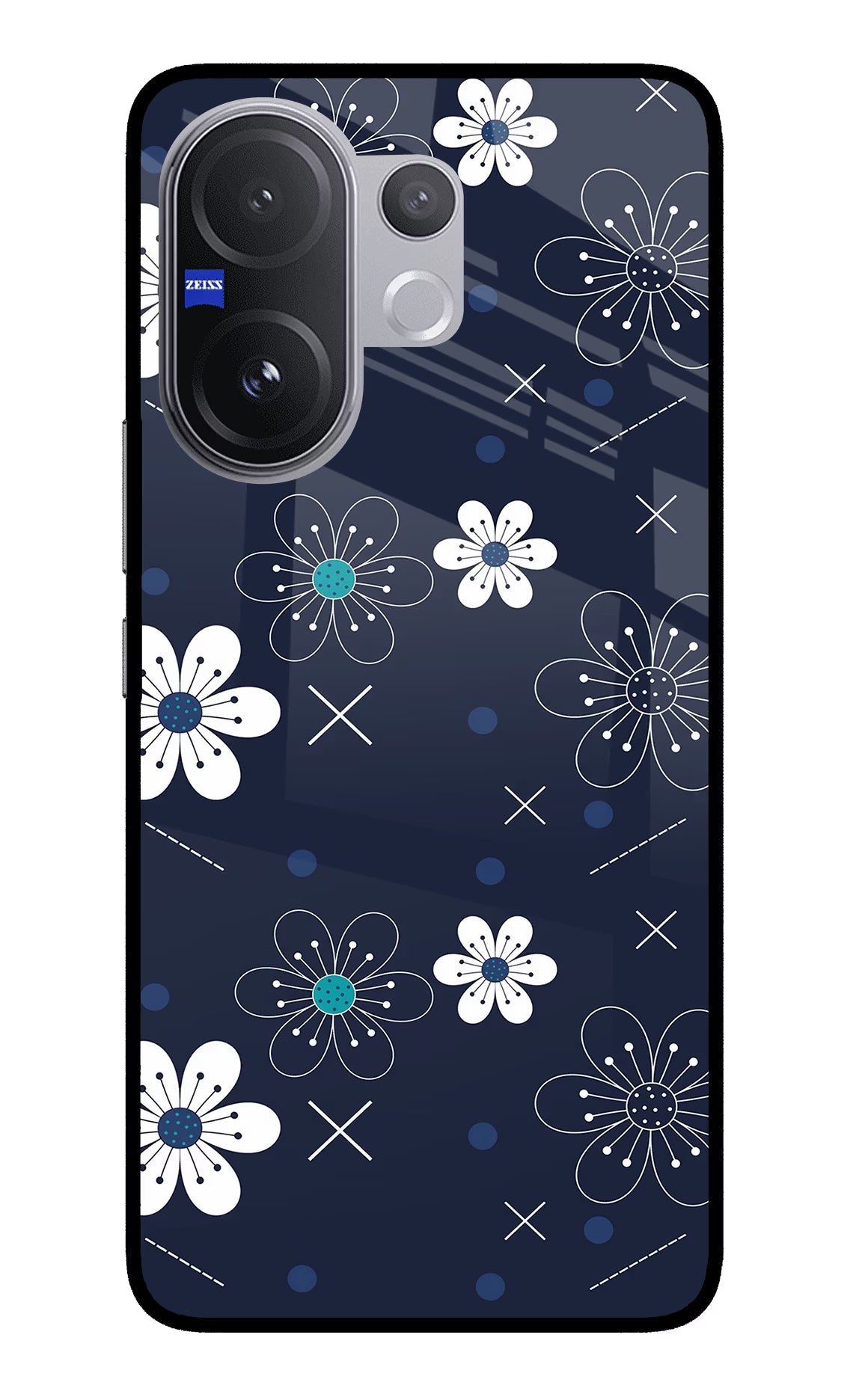 Flowers Vivo V60 5G Back Cover