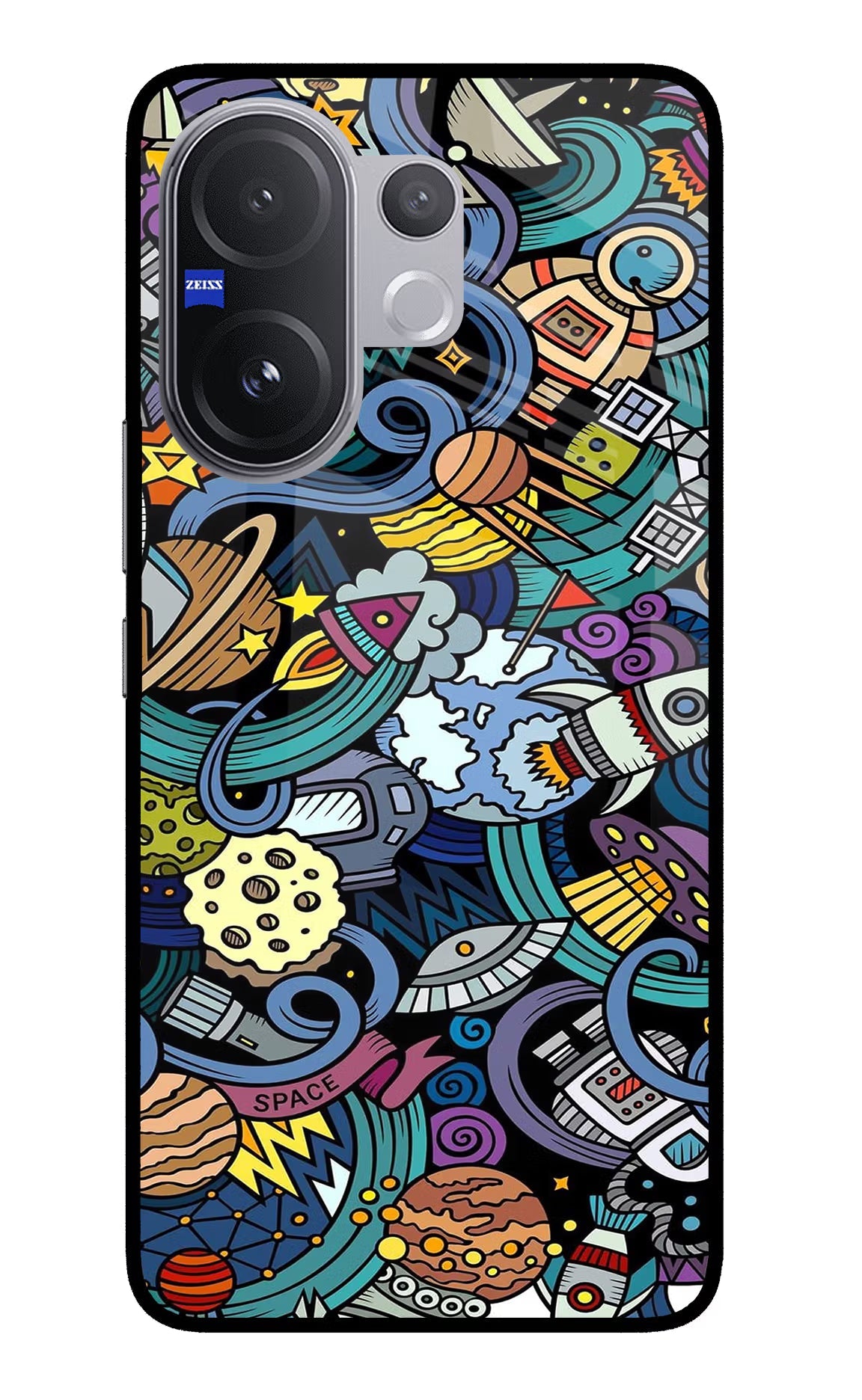 Space Abstract Vivo V60 5G Back Cover