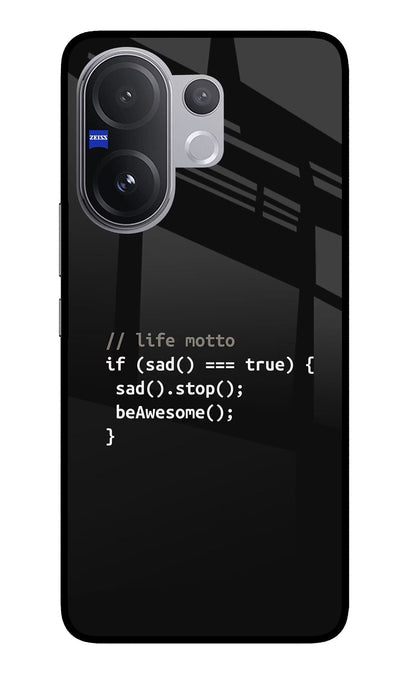 Life Motto Code Vivo V60 5G Back Cover