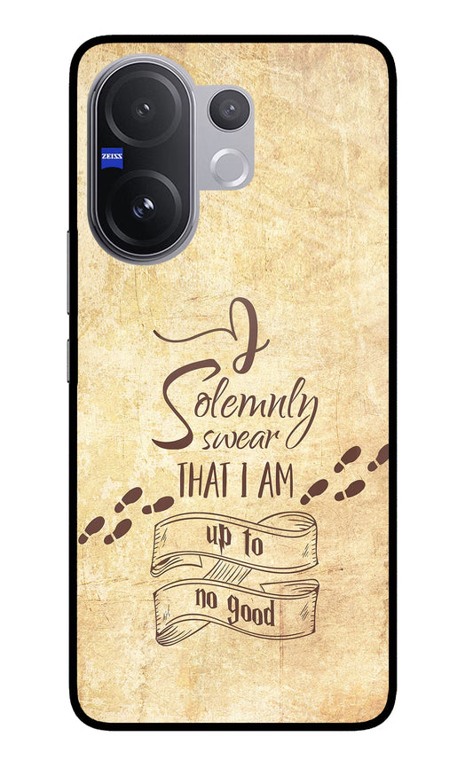 I Solemnly swear that i up to no good Vivo V60 5G Glass Case