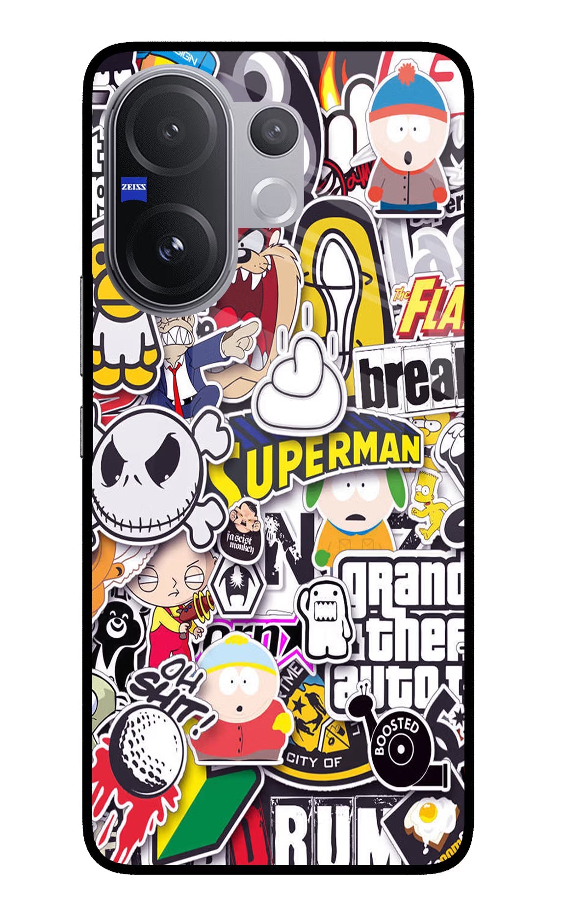 Sticker Bomb Vivo V60 5G Back Cover